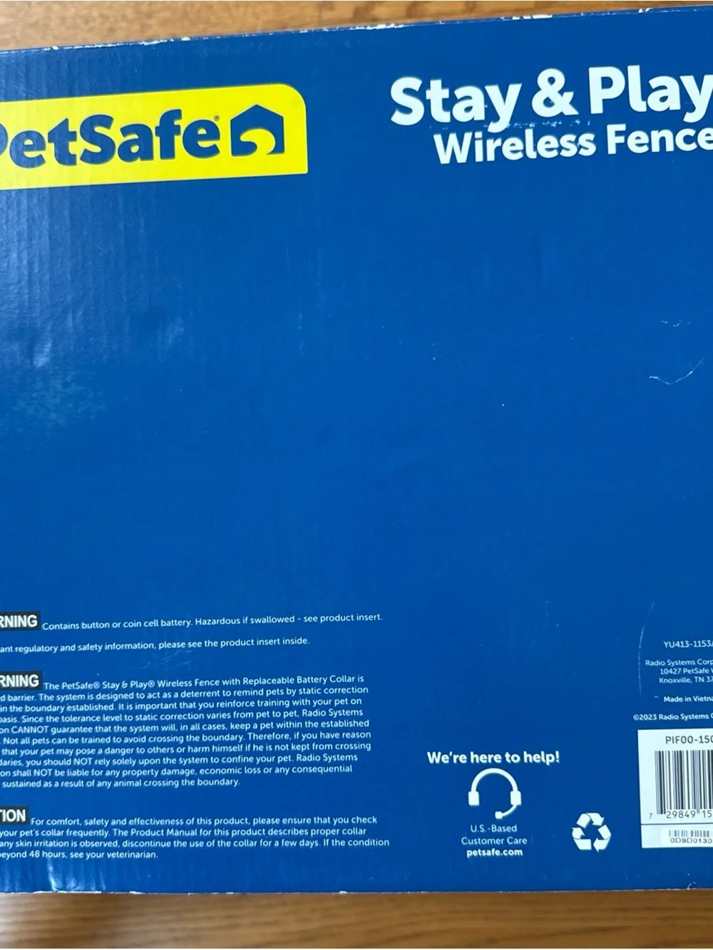 Dog Wireless Fence Product Box